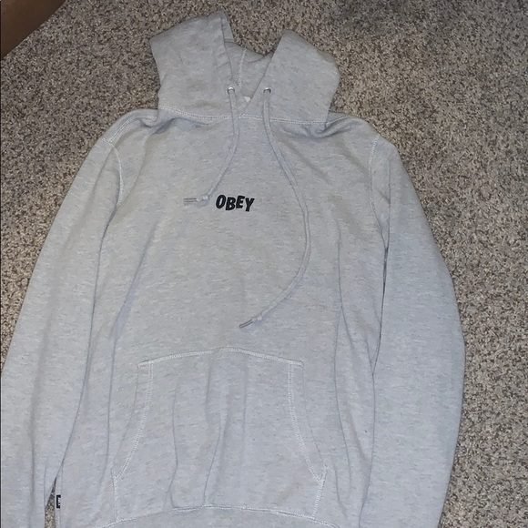 Obey Other - Grey Obey hoodie
